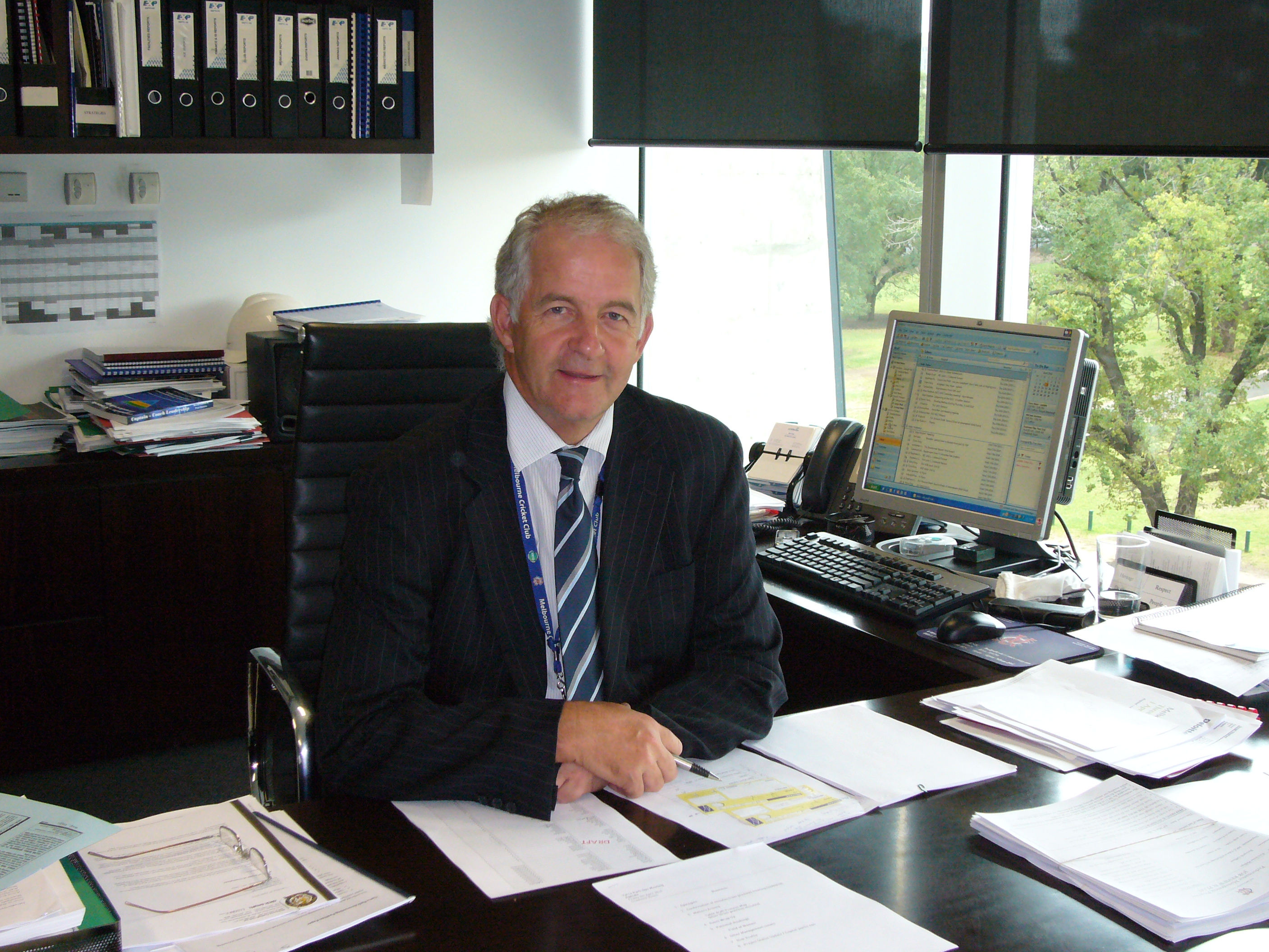 Outgoing MCC CEO Stephen Gough