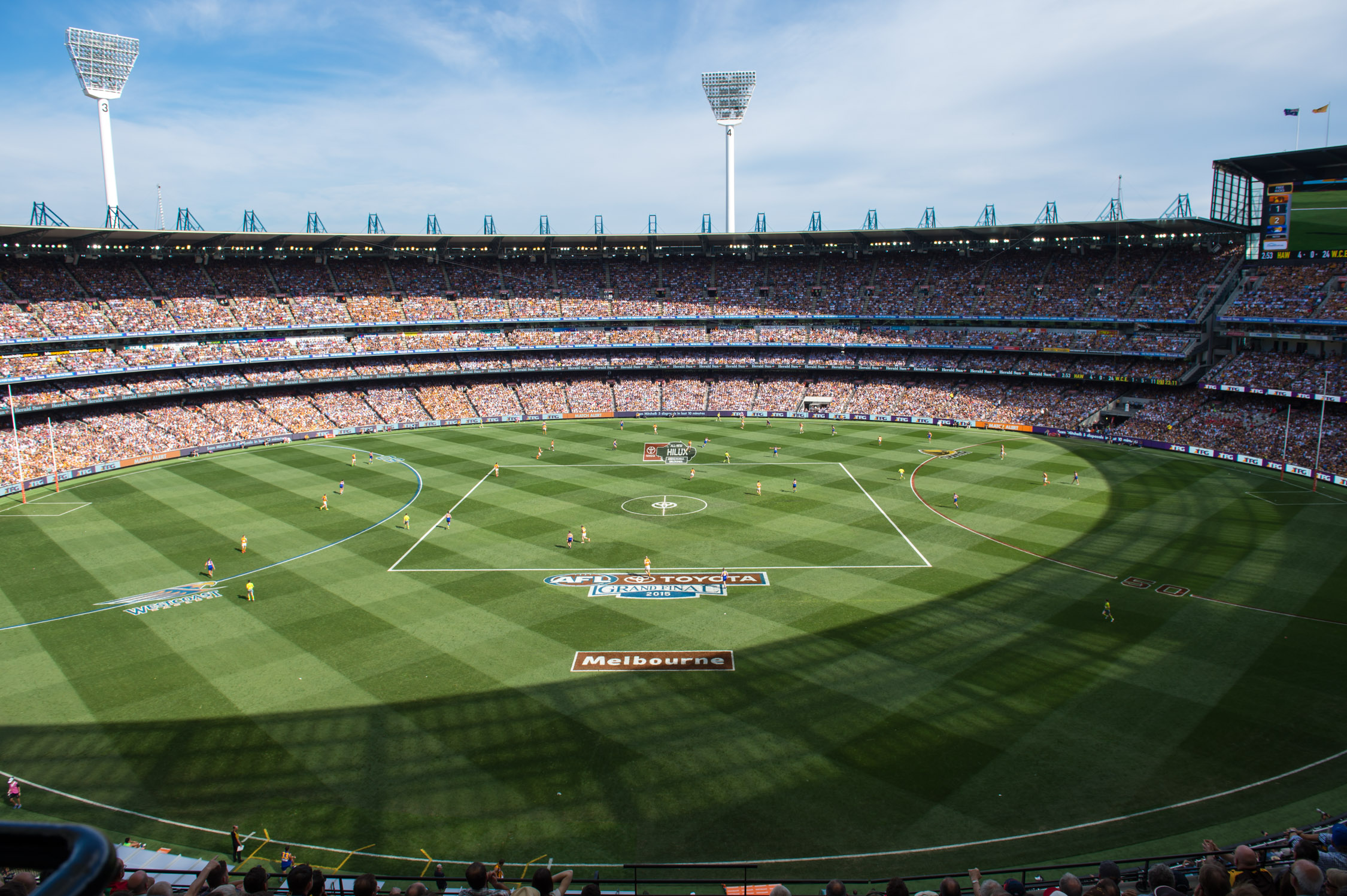 The MCG was in magnificent condition at the 2015 AFL Grand Final