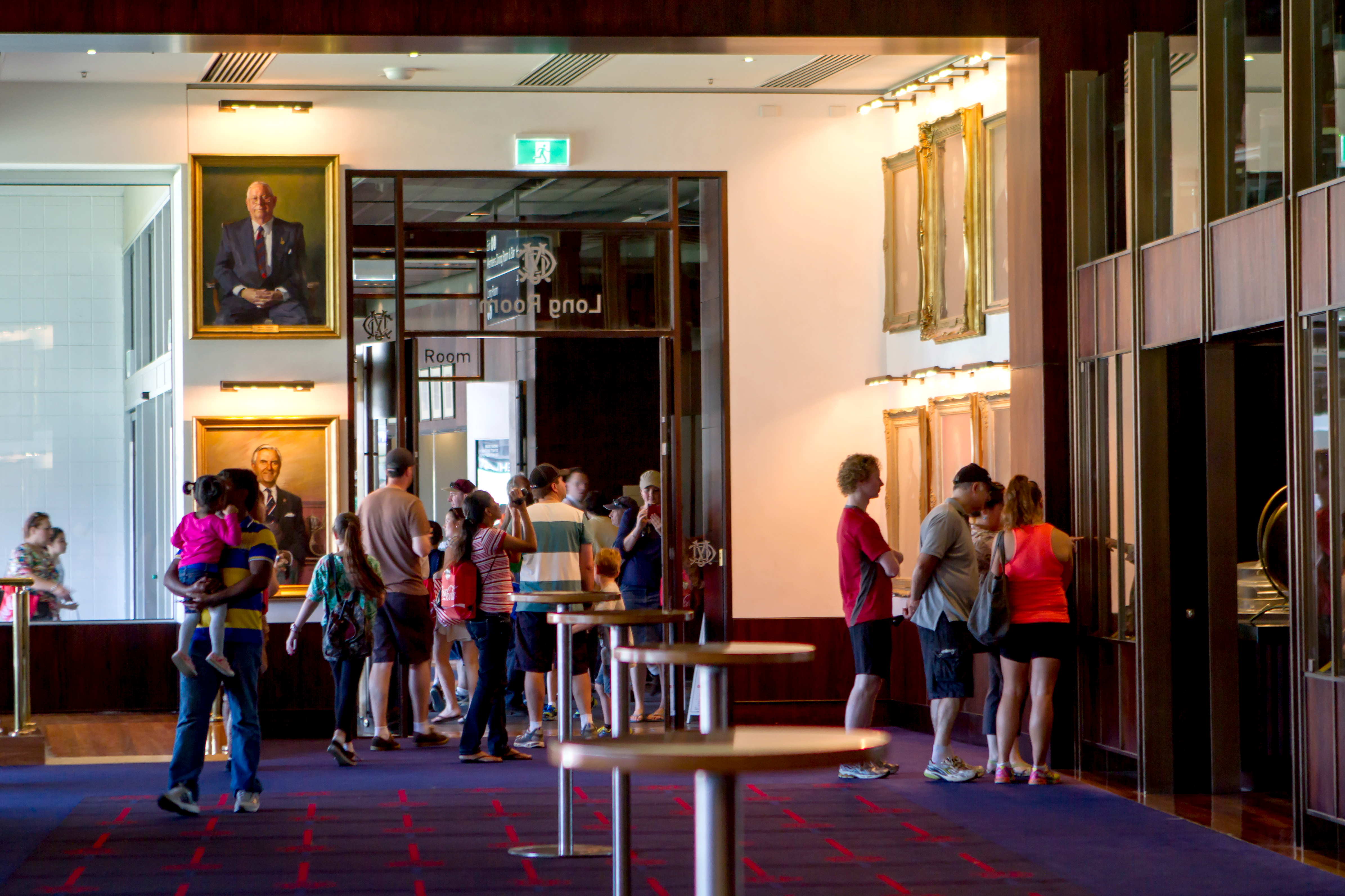 The Long Room was very popular on MCG Open Day