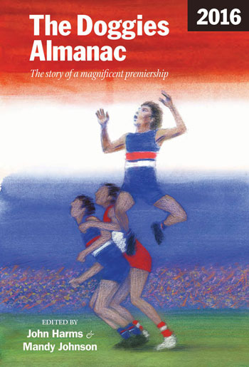 Jim Pavlidis' painting of Liam Picken's mark in the 2016 AFL Grand Final