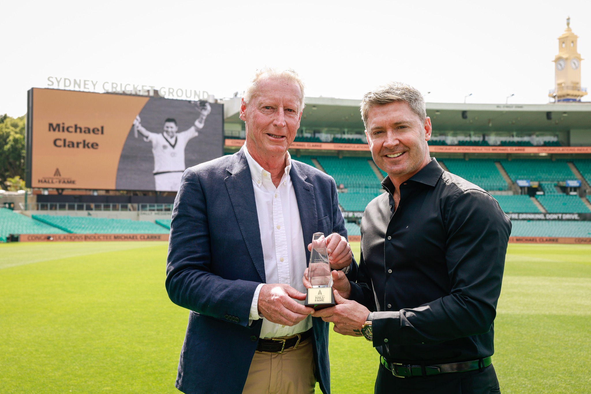 Peter King and Michael Clarke