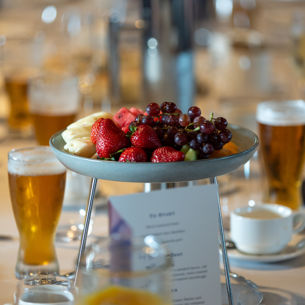 Fruit on a stand at the 2023 Boxing Day Breakfast