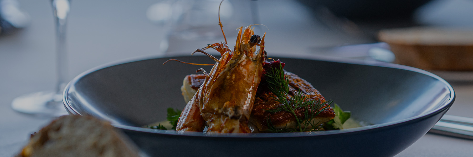 A plate of food at the Committee Room by Grossi
