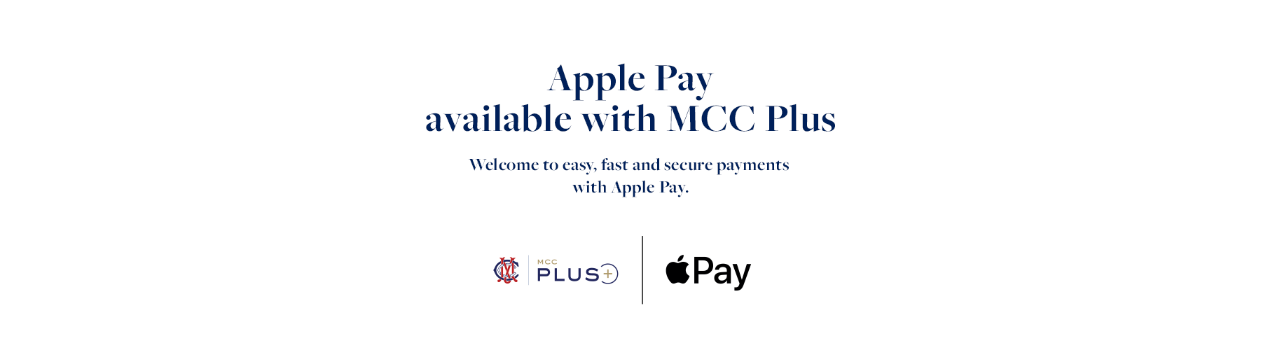 MCC Plus Apple Pay App