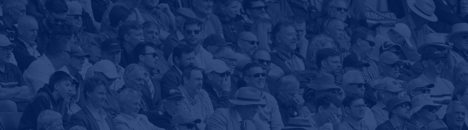 A crowd in the MCC Members' Reserve at the MCG