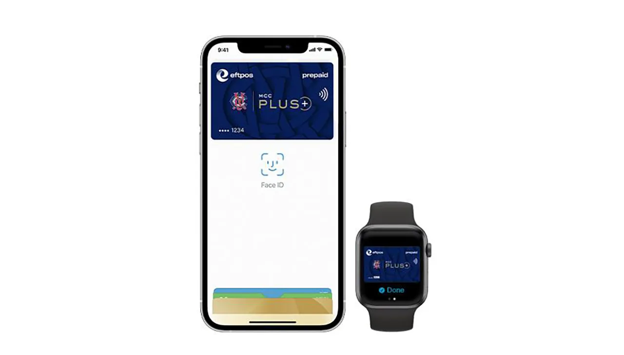 iPhone and Apple Watch with MCC Plus card