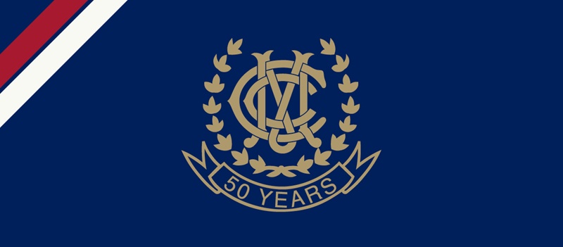 MCC logo with 50 Years crest