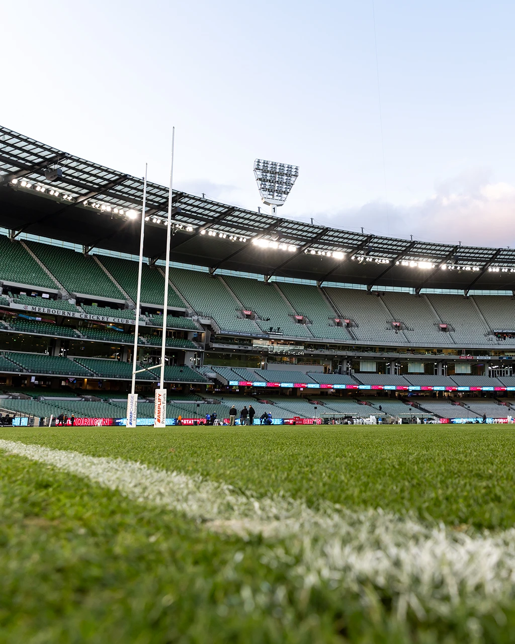 Rugby league pitch at the MCG