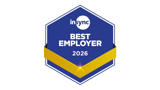 Insync 2026 Best Employer Award badge