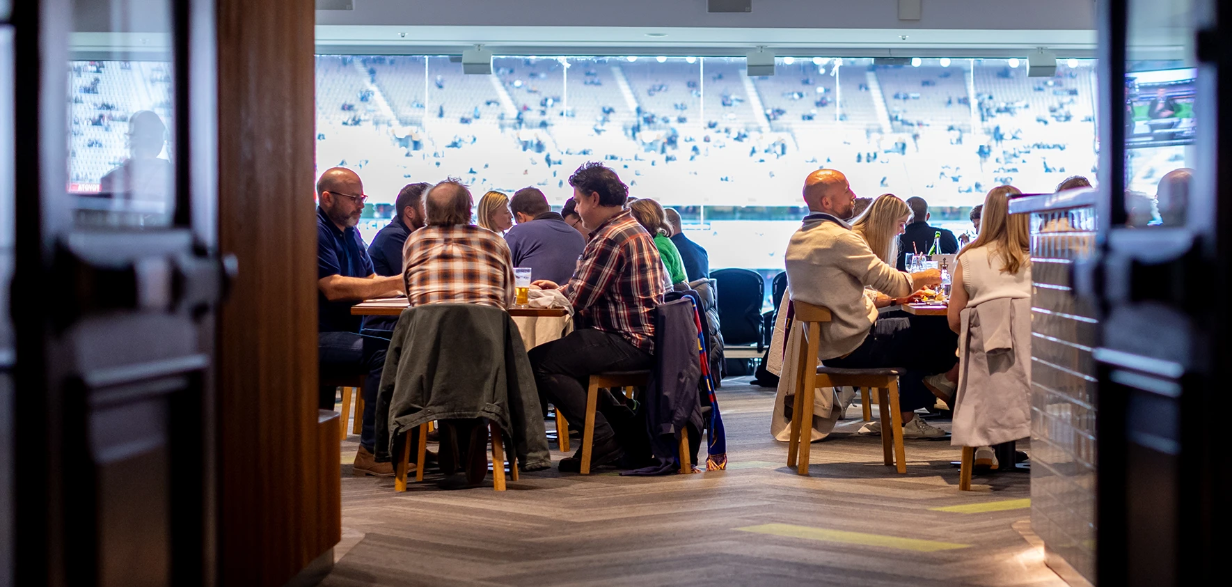 Entrance to Jim Stynes Grill dining space