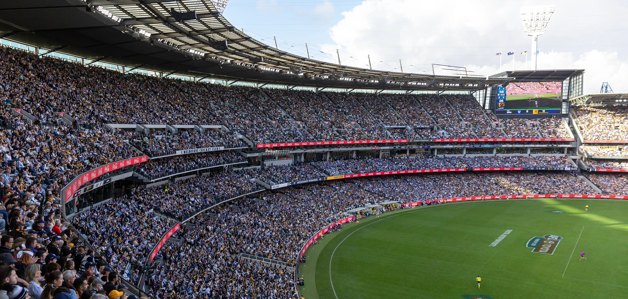 Members' Reserve AFL crowd