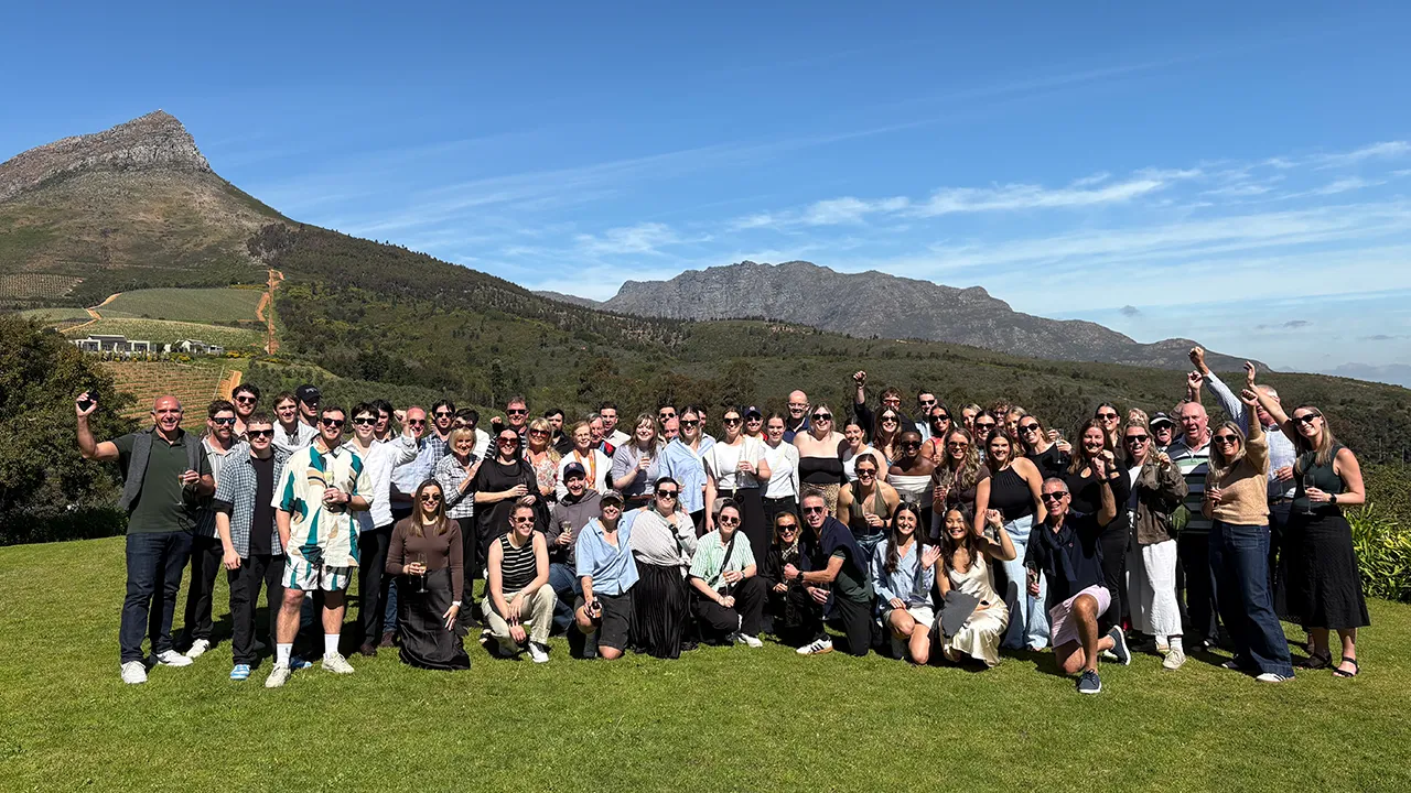 Group photo in South Africa
