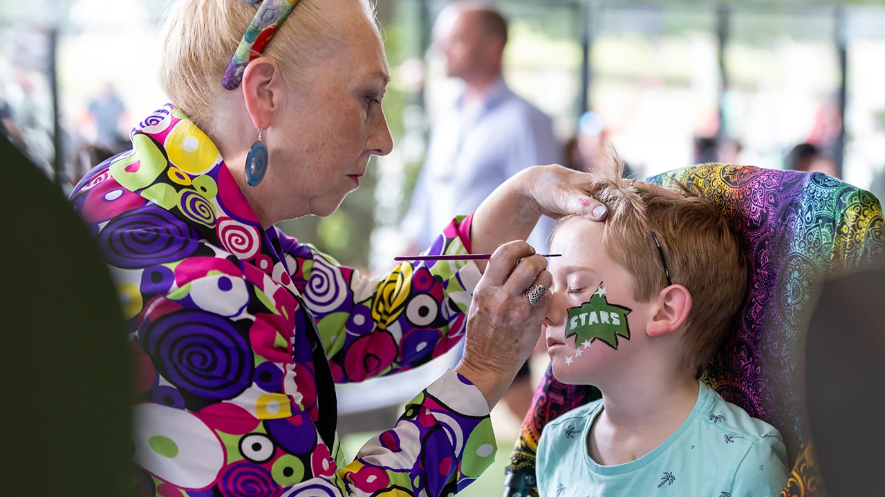Melbourne Stars face painting