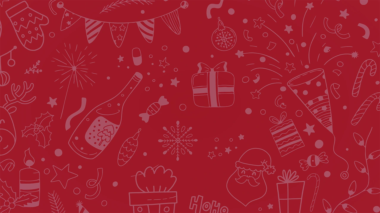 Red festive pattern