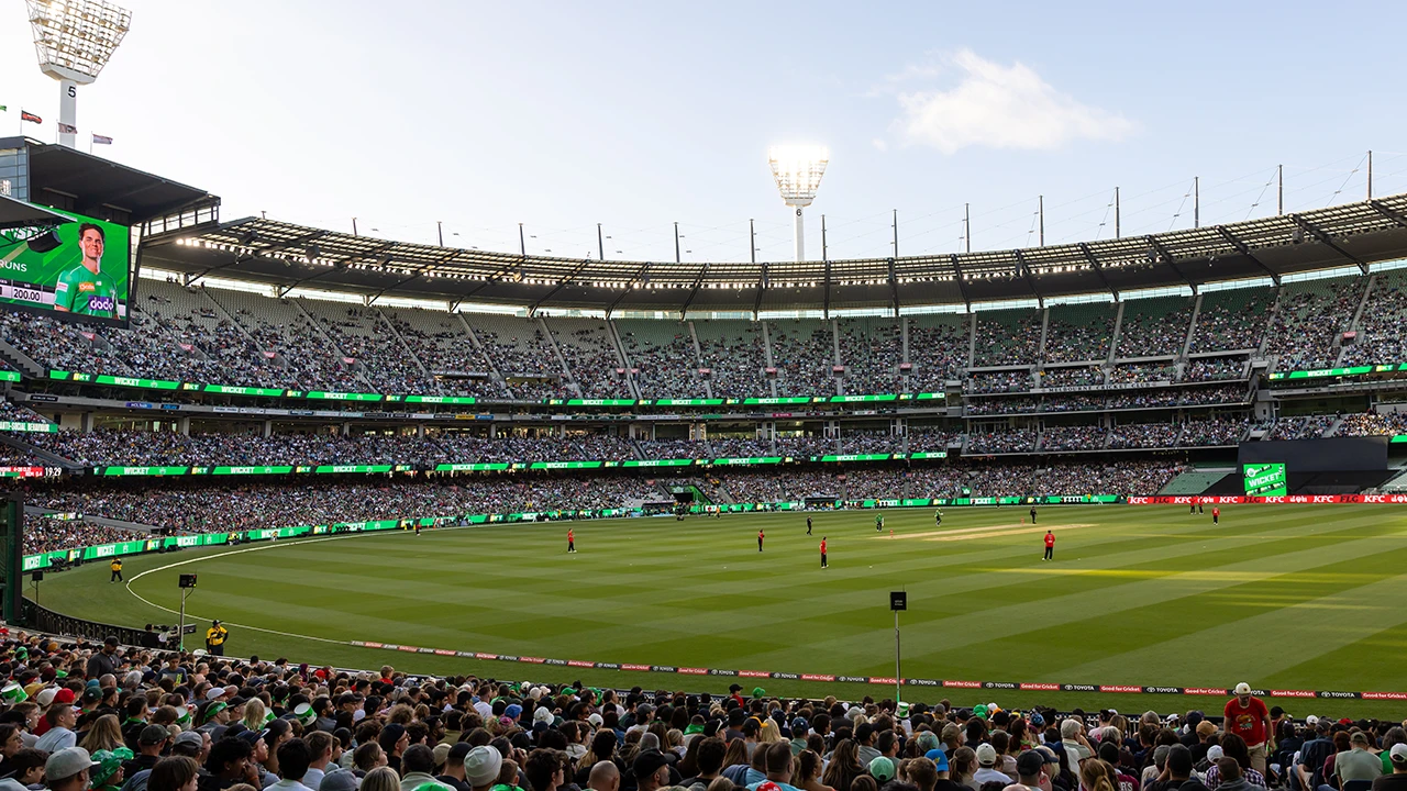 A view of the MCG during the BBL15 Melbourne Derby