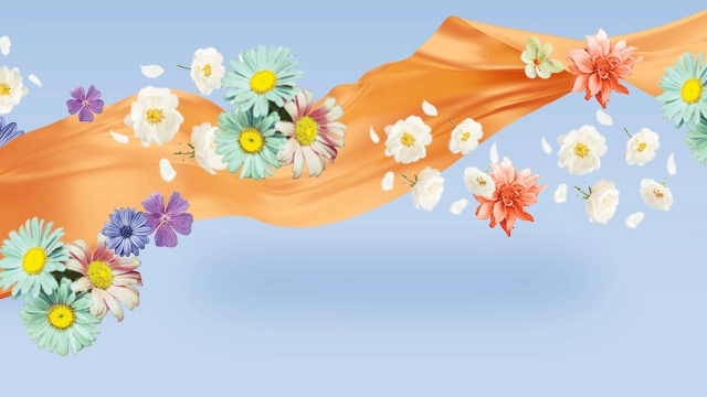 Cup Day at the 'G MCC Function Cup Day at the 'G MCC Function - flowers on a blue background