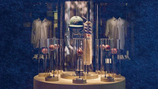 XXIX Club Warne Function XXIX Warne Experience - Image of Shane Warne exhibition items