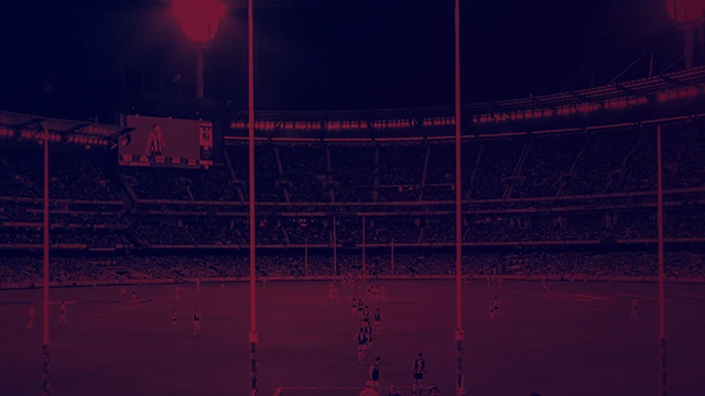 Navy and maroon AFL theme